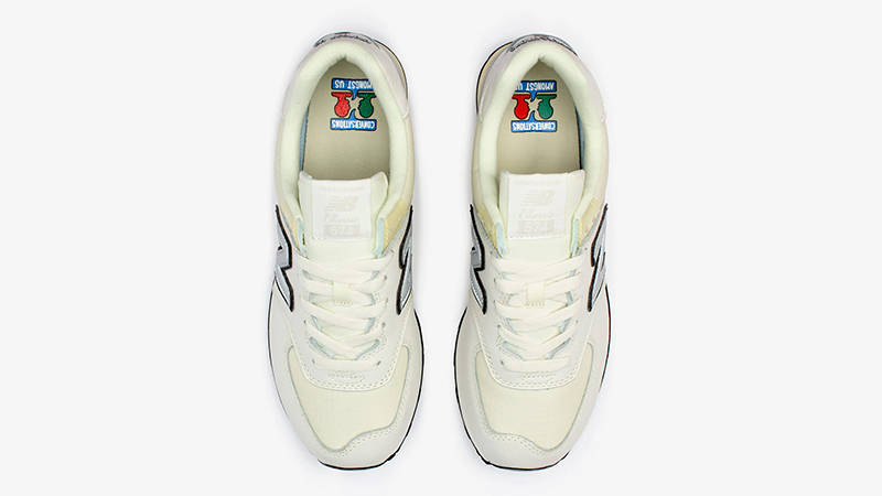 Joe Freshgoods x New Balance 574 Conversations Amongst Us Sea Salt Silver U574BH2 TOp
