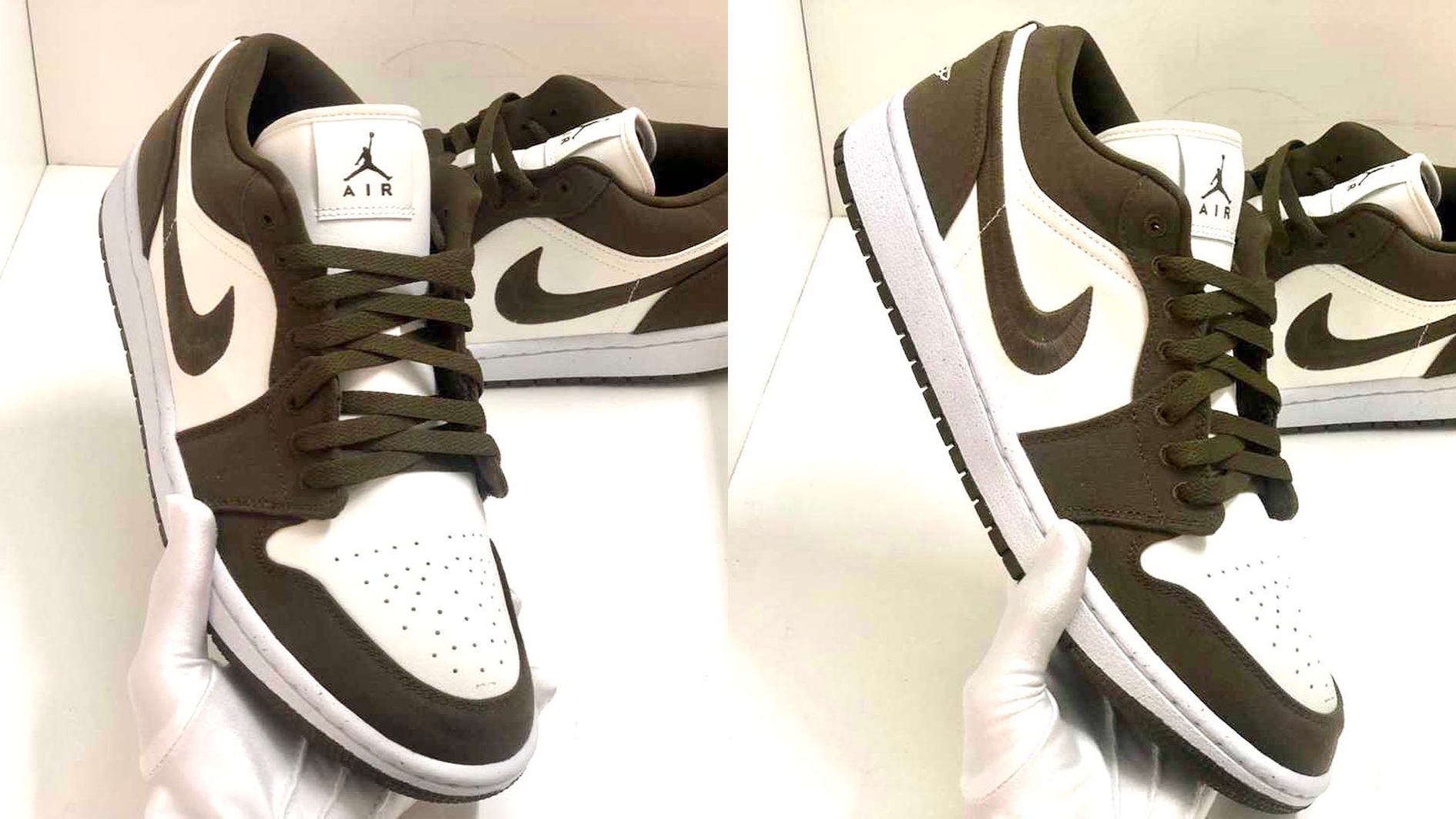 Jordan 1 Low Olive Canvas
