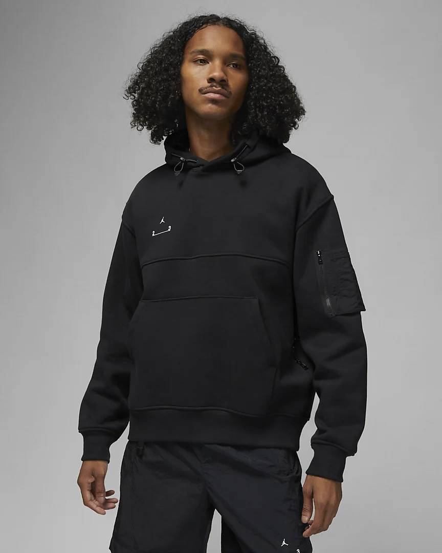 Jordan 23 Engineered Statement Fleece Pullover Hoodie - Black | The ...