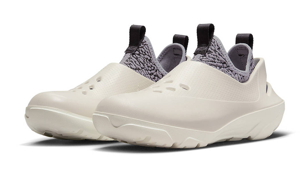 Jordan Clog Cream Grey SIde