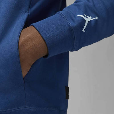 Jordan Dri-FIT Sport BC Graphic Fleece Pullover Hoodie Navy pocket