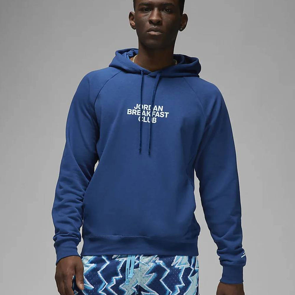 Jordan Dri-FIT Sport BC Graphic Fleece Pullover Hoodie Navy