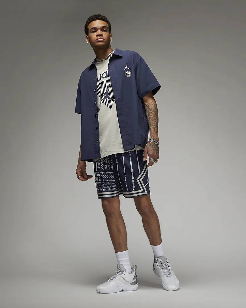 Jordan Quai 54 Warm-Up Top Indigo full