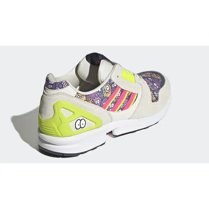 Kevin Lyons x adidas ZX 8000 Chalk White Pink Yellow | Where To 