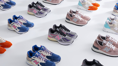 The KITH x New Balance Anniversary 990 Collection Dials Up the Nostalgia Factor