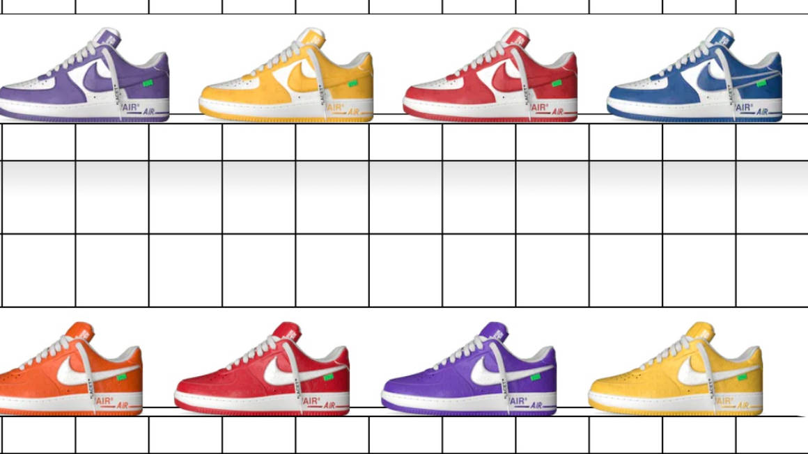 Official Images of All 47 Louis Vuitton x Nike Air Force 1 Colourways Are  Here | The Sole Supplier