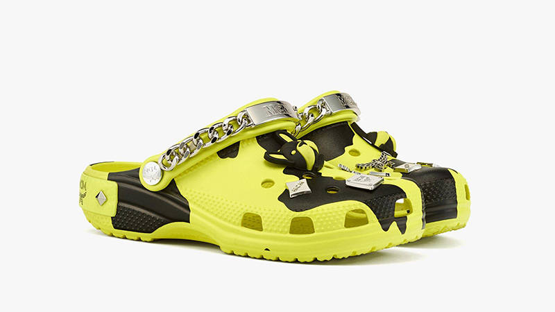 MCM x Crocs Classic Clog Yellow MEXCSMM27YN375 Side