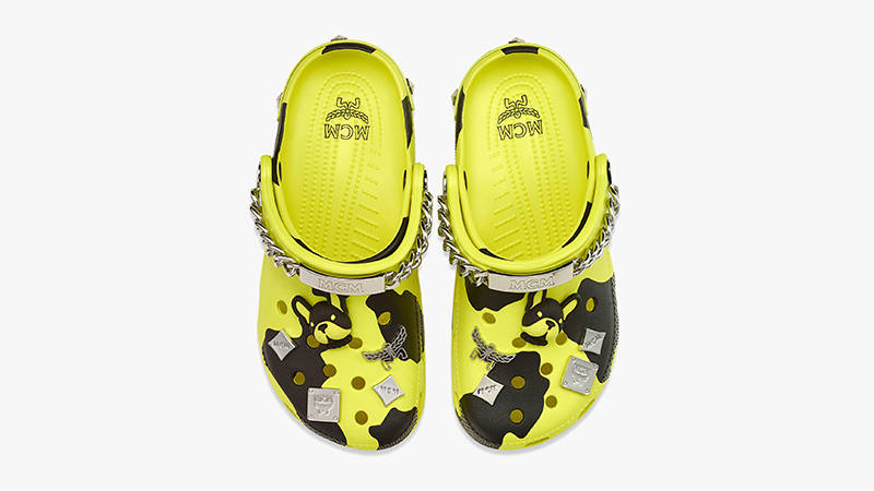 MCM x Crocs Classic Clog Yellow MEXCSMM27YN375 Top