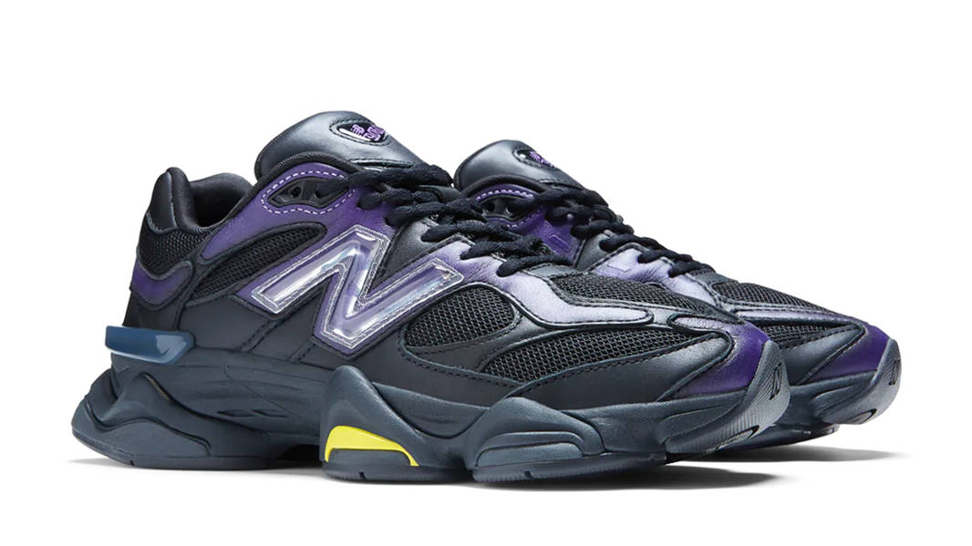 Mowalola x New Balance 9060 Black Purple U9060V1 Side