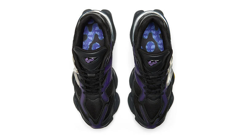 Mowalola x New Balance 9060 Black Purple U9060V1 Top