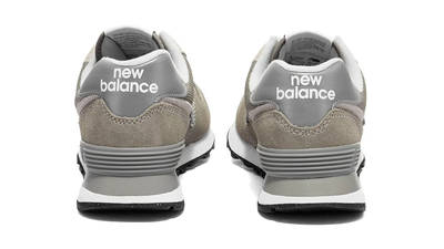 New Balance 574 Grey White Silver WL574EVG Back