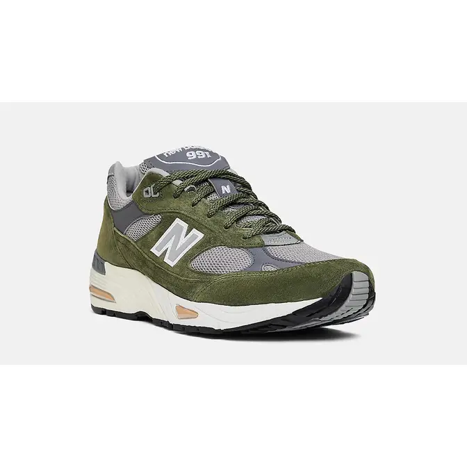 New Balance 991 Made in UK Green Grey Tan M991GGT Front