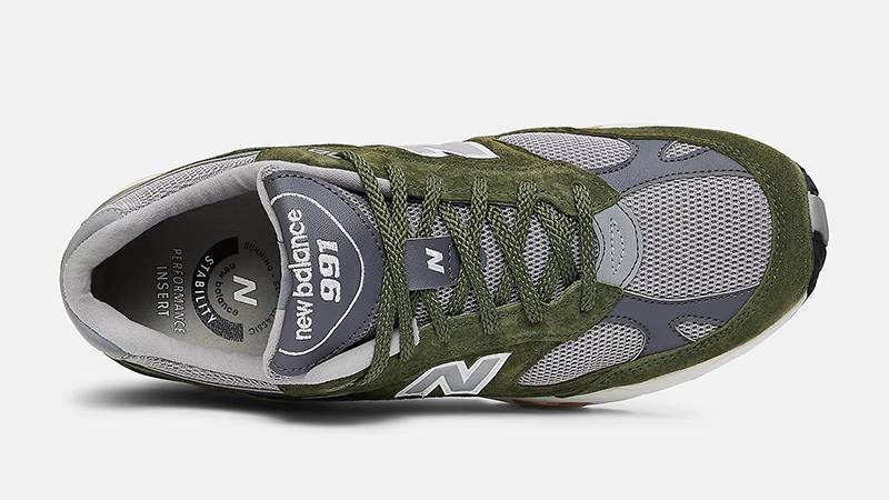 New Balance 991 Made in UK Green Grey Tan M991GGT Top