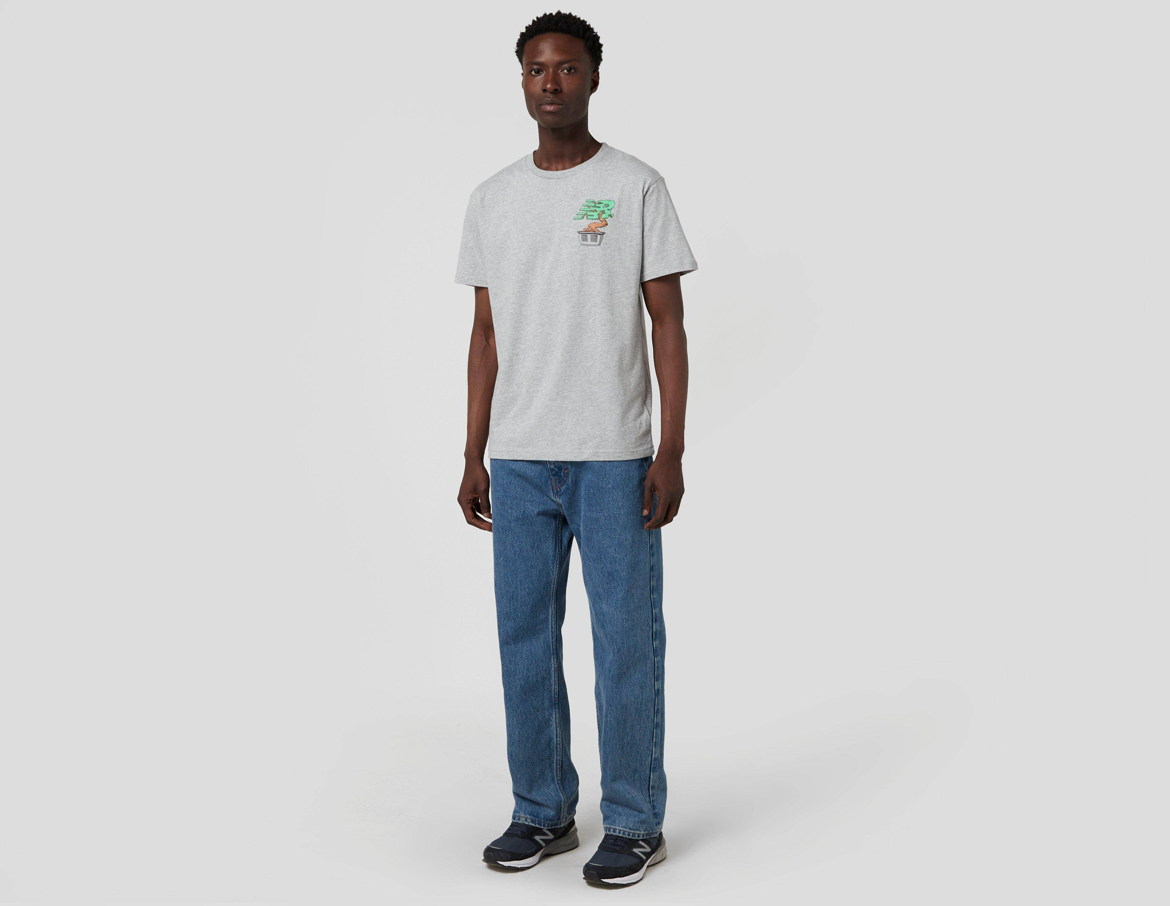 New Balance Essentials Roots Graphic T-Shirt Grey front