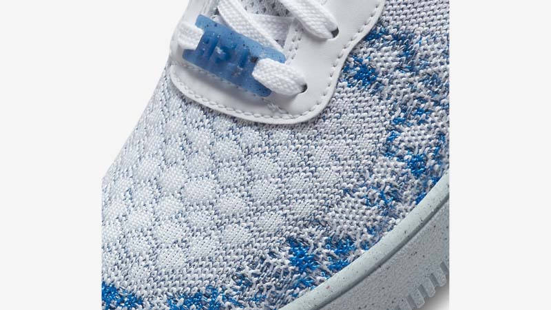 Nike Air Force 1 Crater Flyknit White / Photo Blue / Dark Marina Blue -  DM1060-100