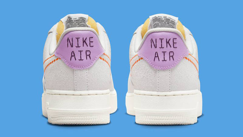 Nike Air Force 1 Low 101 White Purple DX2348-100 Back