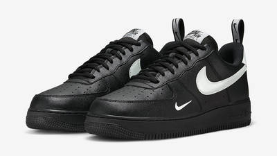 Nike Air Force 1 Low Black Silver DX8967-001 SIde