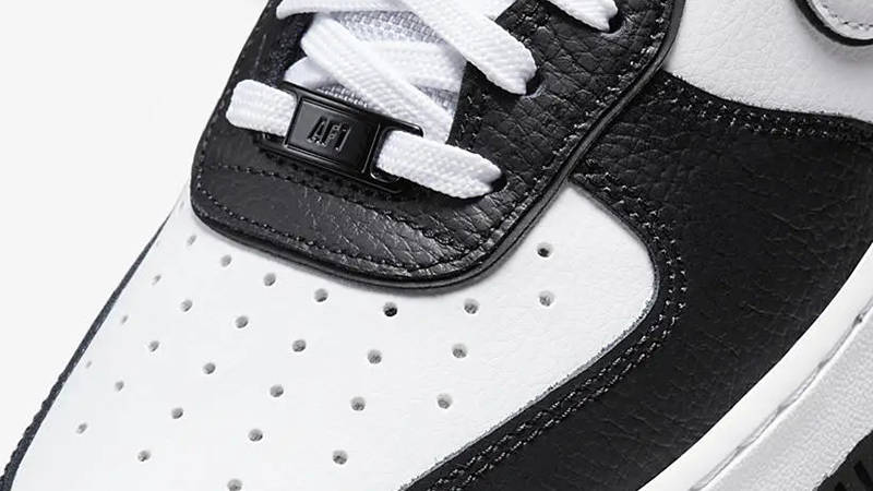 Nike Air Force 1 Low Doubled Swoosh White Black Detail