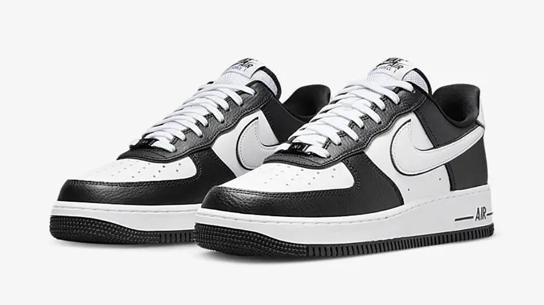 Nike Air Force 1 Low Doubled Swoosh White Black Side