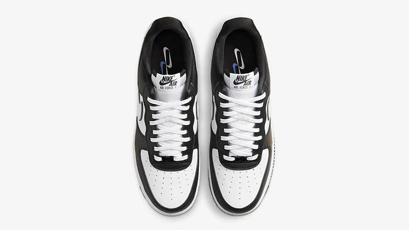 Nike Air Force 1 Low Doubled Swoosh White Black Top