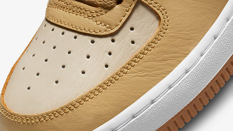 Nike Air Force 1 Low GS EMB Ale Brown DQ5973-200 Detail
