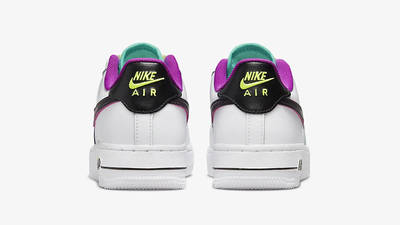 Nike Air Force 1 Low GS Just Do It White Purple DX3942-100 Back