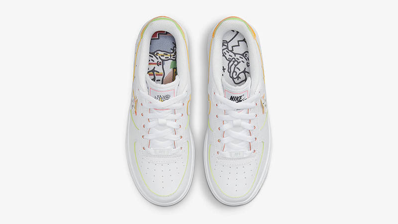 Nike Air Force 1 Low GS Kids Drawing White | Where To Buy | DV1366