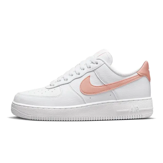 Nike Air Force 1 Women's in White/Oracle Pink