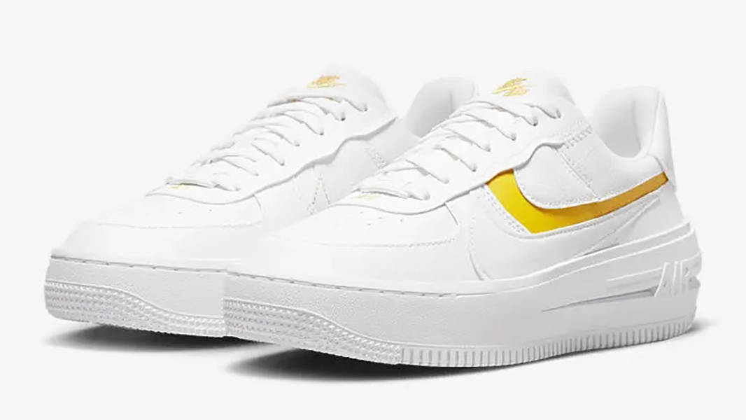 Nike Air Force 1 Low PLT.AF.ORM White Yellow