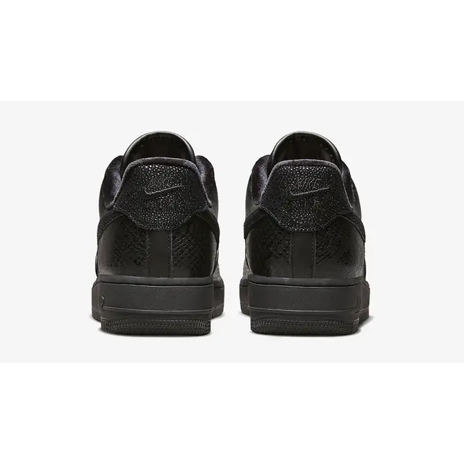 Nike Air Force 1 Low Snakeskin Black Gold | Where To Buy | DX6035-001 ...