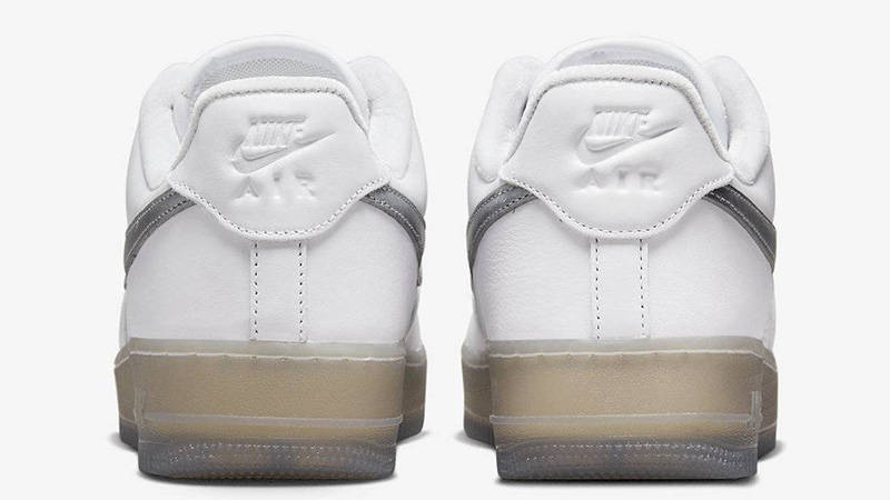 Nike Air Force 1 Low White Metallic Silver DX3945-100 back