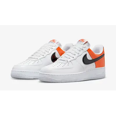 Nike Air Force 1 Low White Patent Orange | Where To Buy | DJ9942 