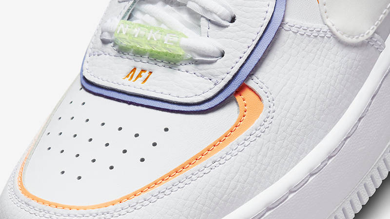Nike Air Force 1 Shadow Multi-Colour DX3718-100 Detail