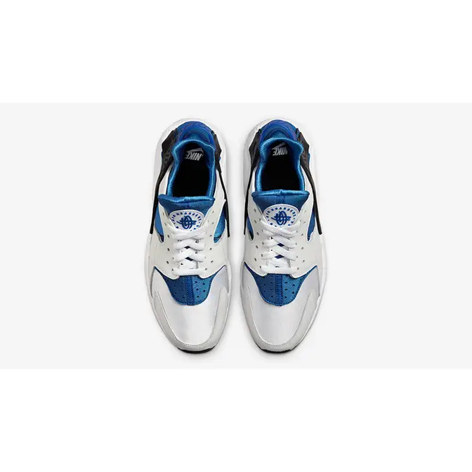 Nike huarache hotsell blue white