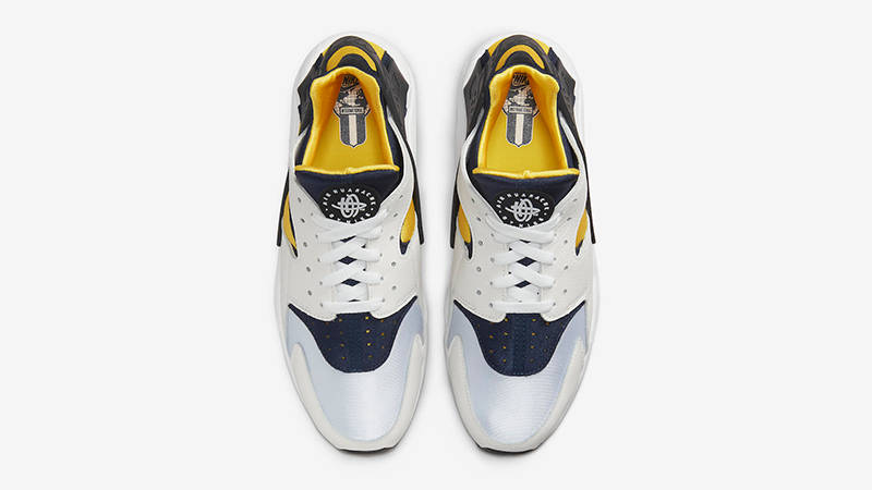 Nike Air Huarache White Varsity Maize DD1068-107 Top
