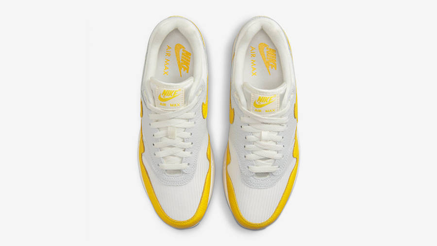 Nike Air Max 1 White Yellow DX2954-001 Top