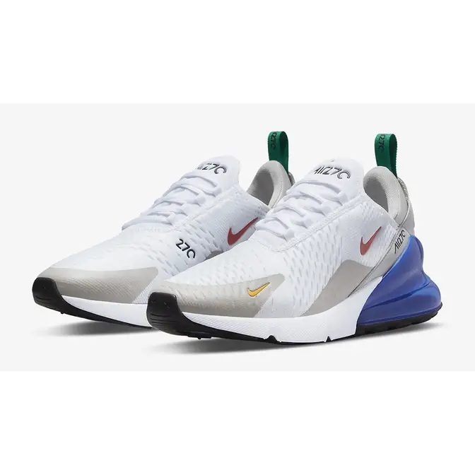 Nike air max 270 grey royal red sale