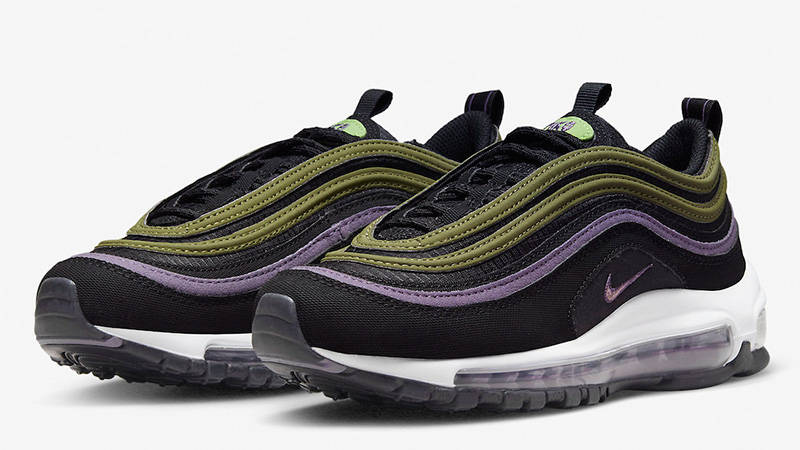 Green and purple air max 97 best sale