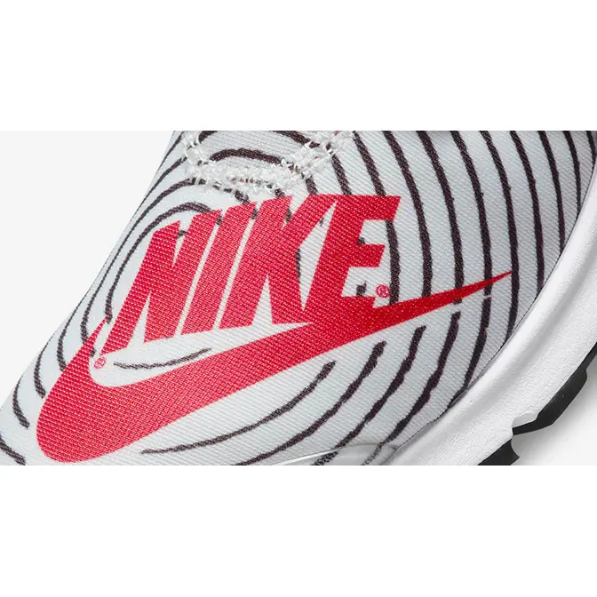 Nike Air Presto White Black Red CT3550-101 Detail