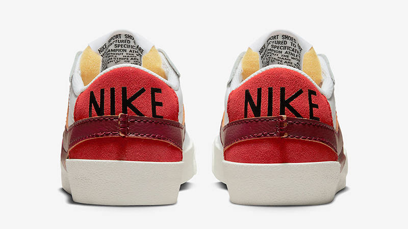 Nike Blazer Low Jumbo White Red DQ1470-104 Back