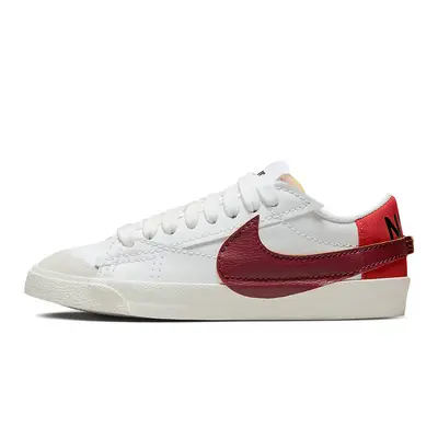 Nike Blazer Low Jumbo White Red | Where To Buy | DQ1470-104 | The Sole ...