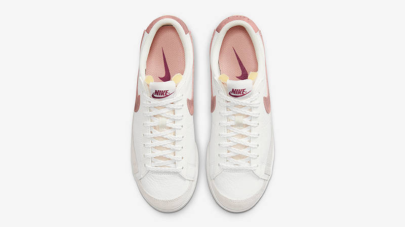 Nike Blazer Low Platform White Pink DX8947-100 Top
