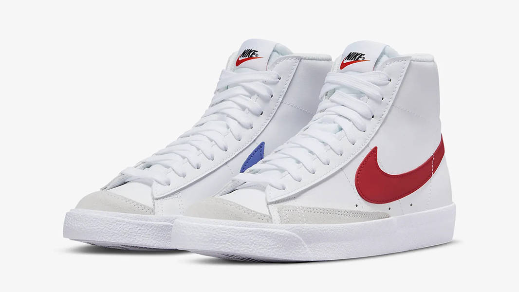 Nike Sneaker Nike Blazer Mid Red Swoosh Nike Blazer Mid Red Nike