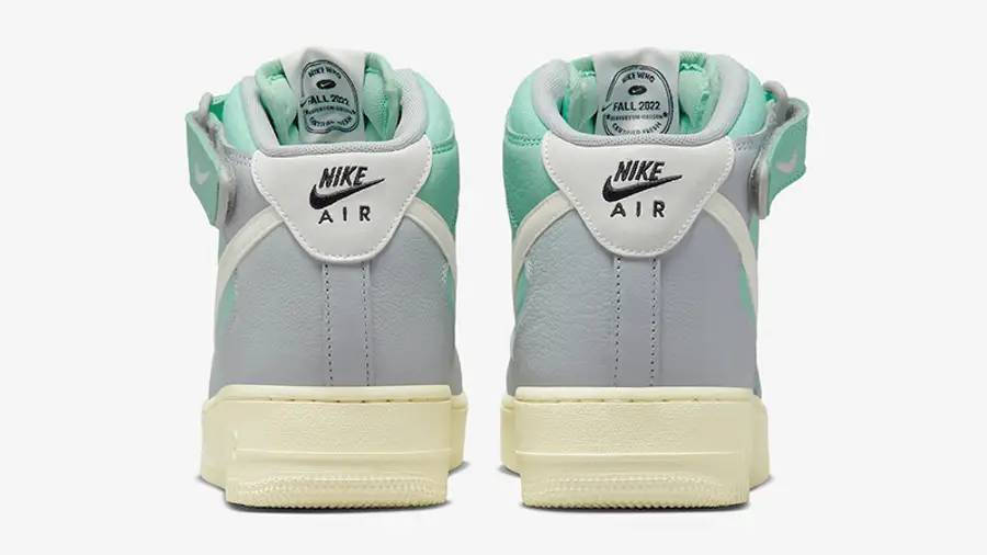 Nike Dunk High Certified Fresh Grey Enamel Green DQ8766-002 back