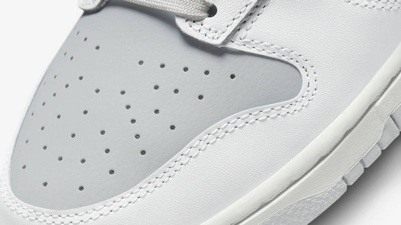 Nike Dunk High Grey White DJ6189-100 Detail