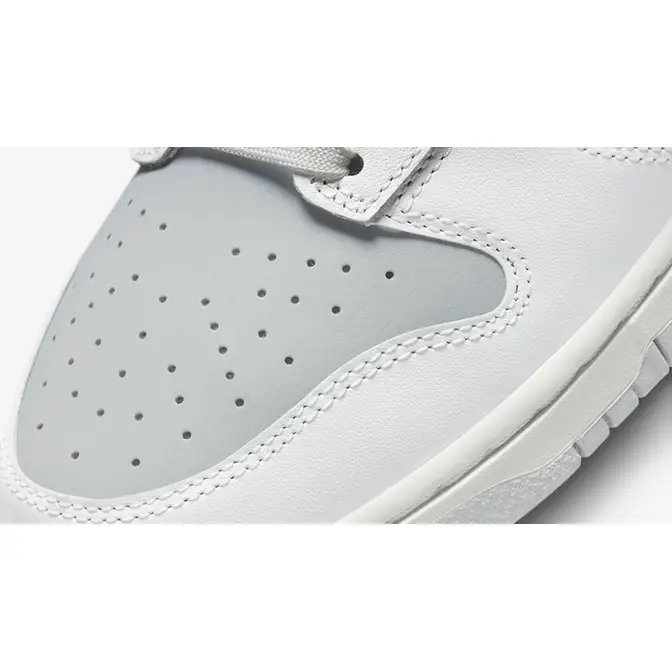 Nike Dunk High Grey White DJ6189-100 Detail