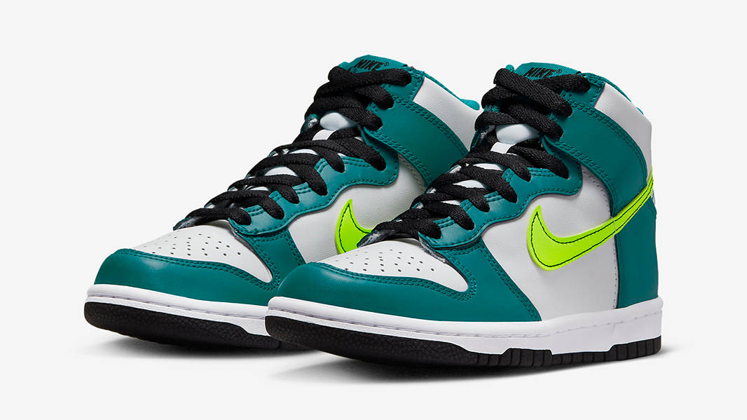 Nike Dunk High GS Volt Bright Spruce DB2179-109 Side