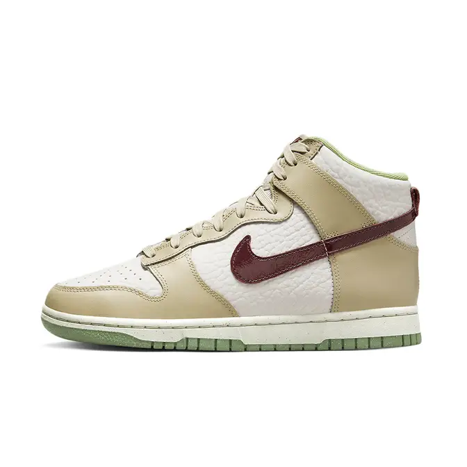 Nike Dunk High Tumbled White Tan | Where To Buy | DX8956-001 | The Sole ...