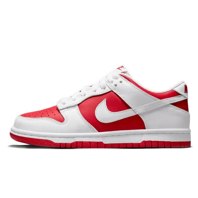 Nike Dunk Low GS University Red | Where To Buy | CW1590-600 | The Sole ...