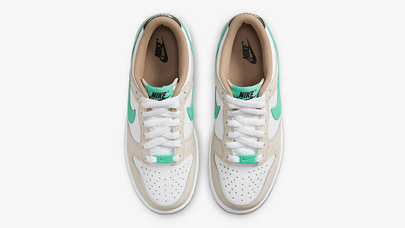 Nike Dunk Low Split GS Tan White Green